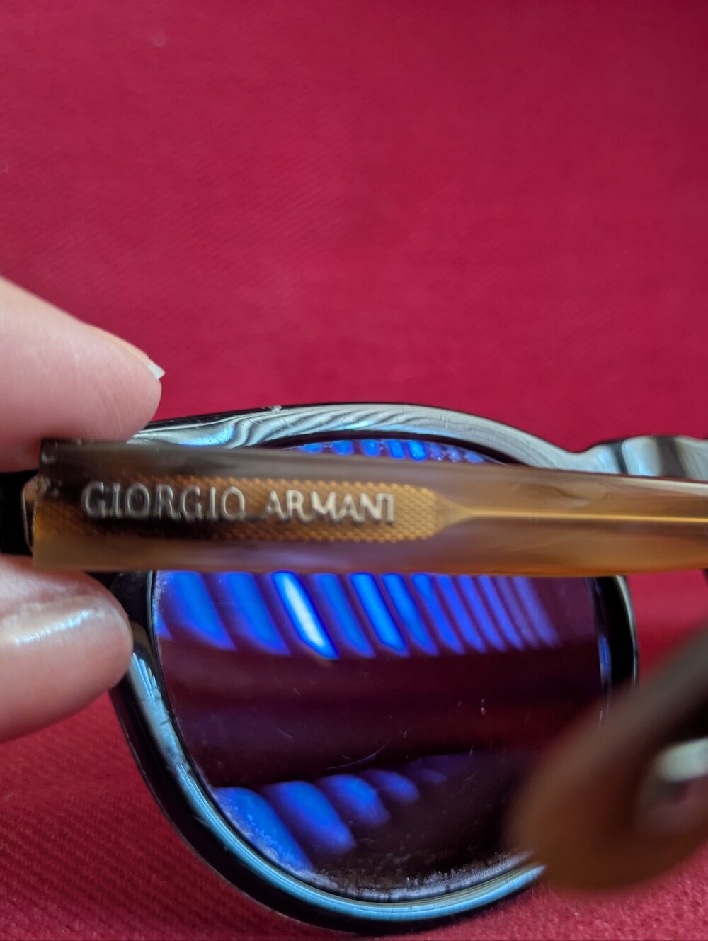 Authentic Giorgio Armani AR8055 Blue & Tortoiseshell Sunglasses